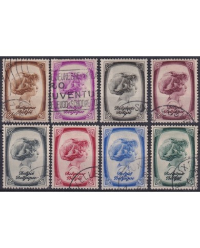 F-EX46225 BELGIUM BELGIQUE 1938 ROYAL CHILD PRINCESS SEMI-POSTAL USED.