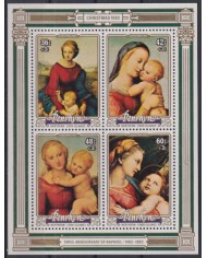 F-EX46195 PENRHYN MNH 1983 CHRISTMAS NAVIDAD RAPHAEL PAINTING ART.
