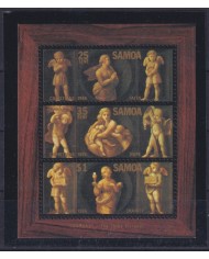 F-EX46210 SAMOA MNH 1984 CHRISTMAS NAVIDAD ART PAINTING RAPHAEL THREES VIRTUES.