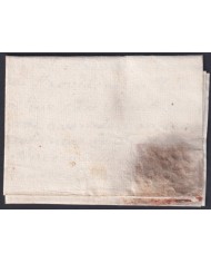 F-EX46284 ESPAÑA SPAIN 1809 STAMPLESS AGRAMUNT TO CALAFF “A.1. CATALUÑA”.