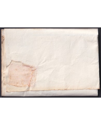 F-EX46292 ESPAÑA SPAIN 1809 STAMPLESS CALAFF “L.22. CATALUÑA”.