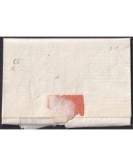 F-EX46296 ESPAÑA SPAIN 1809 STAMPLESS CERVERA TO CALAFF “C.13. CATALUÑA”.