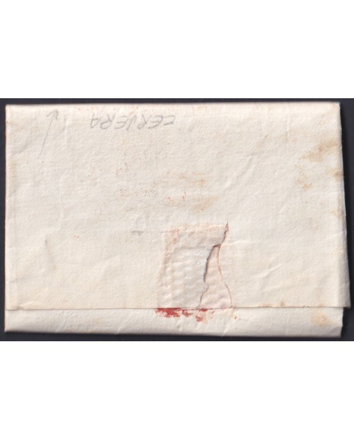 F-EX46298 ESPAÑA SPAIN 1836 STAMPLESS CERVERA TO VICH “B. CATALUÑA”.
