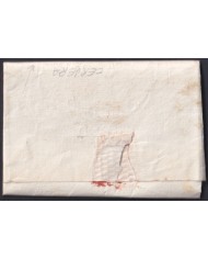 F-EX46298 ESPAÑA SPAIN 1836 STAMPLESS CERVERA TO VICH “B. CATALUÑA”.