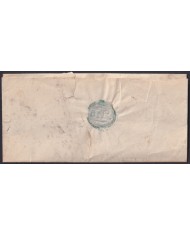 F-EX46308 ESPAÑA SPAIN 1858 4 cu Ed.48 CABEZON DE LA SAL SANTANDER TO PENDUELES.