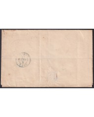 F-EX46317 ESPAÑA SPAIN 1857 4 cu Ed.48 GIJON, ASTURIAS TO PUEBLA DEL DECAN, GALICIA .