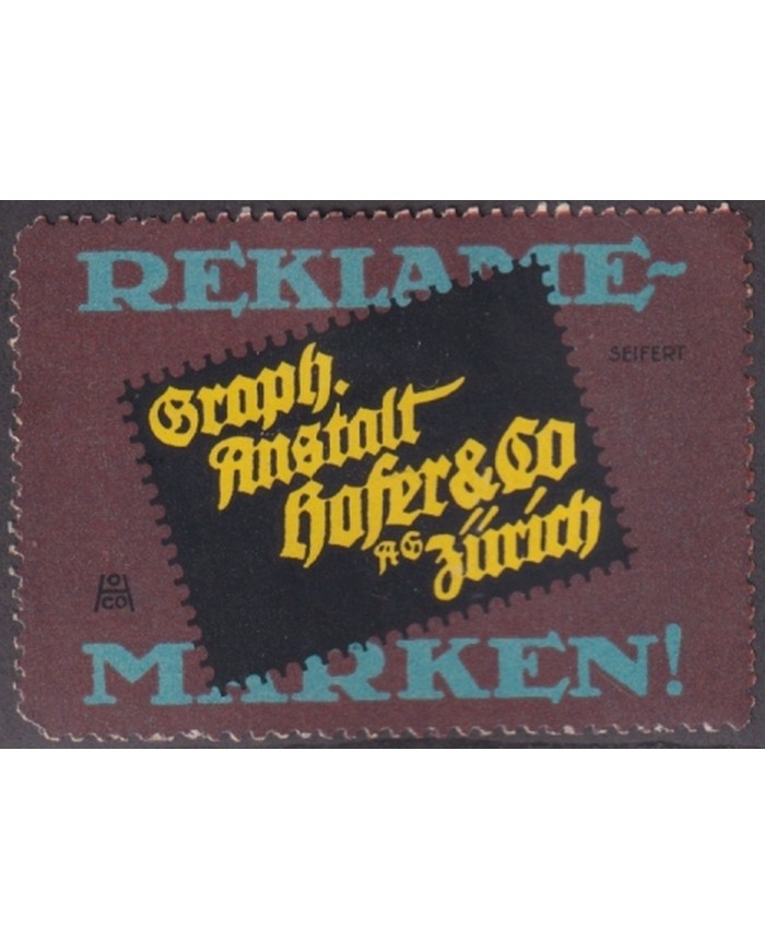 F-EX17353 GERMANY ALEMANIA CINDERELLA REKLAME MARKEN. 57x40mm MH.