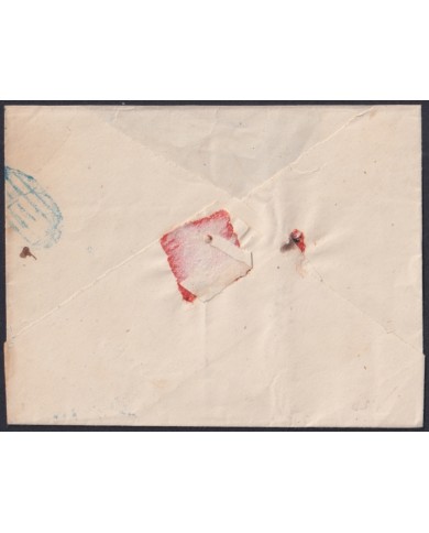 F-EX46356 ESPAÑA SPAIN 1855 1/2 onza Ed.35 FRONT COVER VALLADOLID - ALVA DE TORMES.