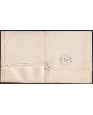 F-EX46364 ESPAÑA SPAIN 1865 4 cu Ed.75 MALAGA TO REUS. “X” CANCEL.