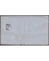 F-EX46385 ESPAÑA SPAIN 1868 50 mls Ed.98 TORRECILLA TO SANTIAGO, GALICIA.