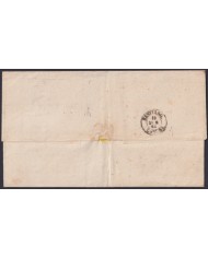 F-EX46387 ESPAÑA SPAIN 1868 50 mls Ed.98 GUARDIA, PONTEVEDRA TO SANTIAGO, GALICIA.