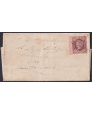 F-EX46392 ESPAÑA SPAIN 1862 4 cu Ed.58 SANTANDER. “X” CANCEL.