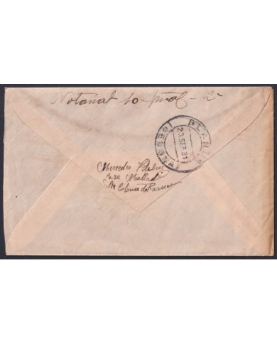 F-EX46406 ESPAÑA SPAIN 1931 25c OVERPRINT + SPECIAL DELIVERY. ST COLOMA FARNES.