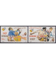 F-EX46687 DJIBOUTI MNH 1982 WORD CHAMPIONSHIP SOCCER FOOTBALL SET.