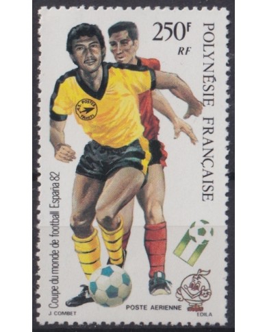 F-EX46691 POLYNESIE MNH 1982 WORD CHAMPIONSHIP SOCCER FOOTBALL SET.