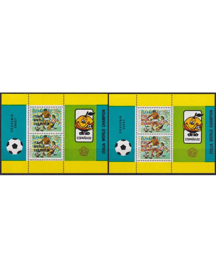 F-EX46704 INDONESIA MNH 1982 WORLD CHAMPIONSHIP SOCCER FOOTBALL OVERPRINT.