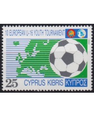 F-EX45179 CYPRUS MNH 1992 16 YOUTH WORLD CHAMPIONSHIP SOCCER FOOTBALL