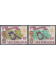 F-EX44992 BERMUDA MNH 1966 WORLD CHAMPIONSHIP SOCCER FOOTBALL.