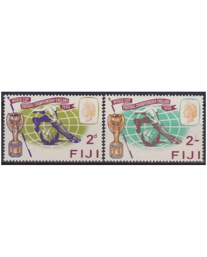 F-EX44991 FIJI MNH 1966 WORLD CHAMPIONSHIP SOCCER FOOTBALL.