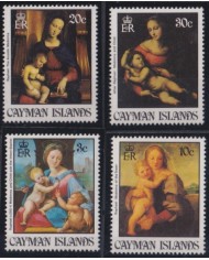F-EX36182 CAYMAN 1982 MNH CHRISTMAS NAVIDAD RELIGION ART RAPHAEL PAINTING.