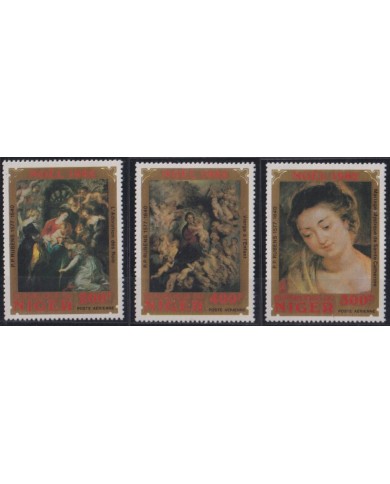 F-EX36211 NIGER 1982 MNH CHRISTMAS NAVIDAD RELIGION ART PAINTING RUBENS.