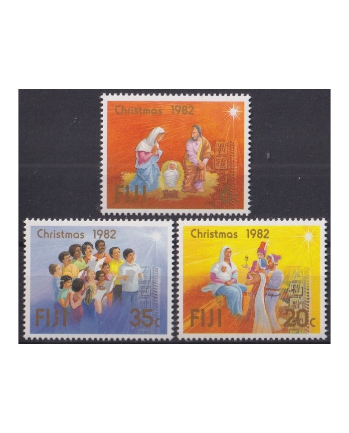 F-EX47096 FIJI 1982 MNH CHRISTMAS NAVIDAD SINGER CHILD.