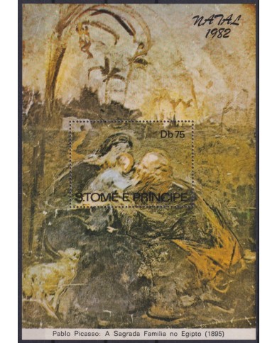 F-EX47022 SAO TOME I PRINCIPE 1982 MNH CHRISTMAS NAVIDAD ART PAINTING PICASSO.