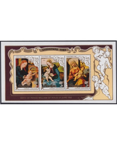 F-EX47102 PENRHYN 1982 MNH CHRISTMAS NAVIDAD ART PAINTING BIRTH PRINCE CHARLES.