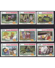 F-EX46600 GRENADA & GRENADINES 1982 MNH CHRISTMAS NAVIDAD DISNEY THE RESCUERS.