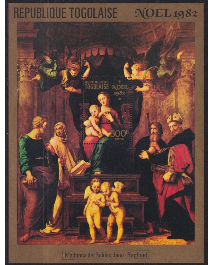 F-EX46602 TOGO 1982 MNH CHRISTMAS NAVIDAD ART PAINTING RAPHAEL