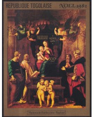 F-EX46602 TOGO 1982 MNH CHRISTMAS NAVIDAD ART PAINTING RAPHAEL