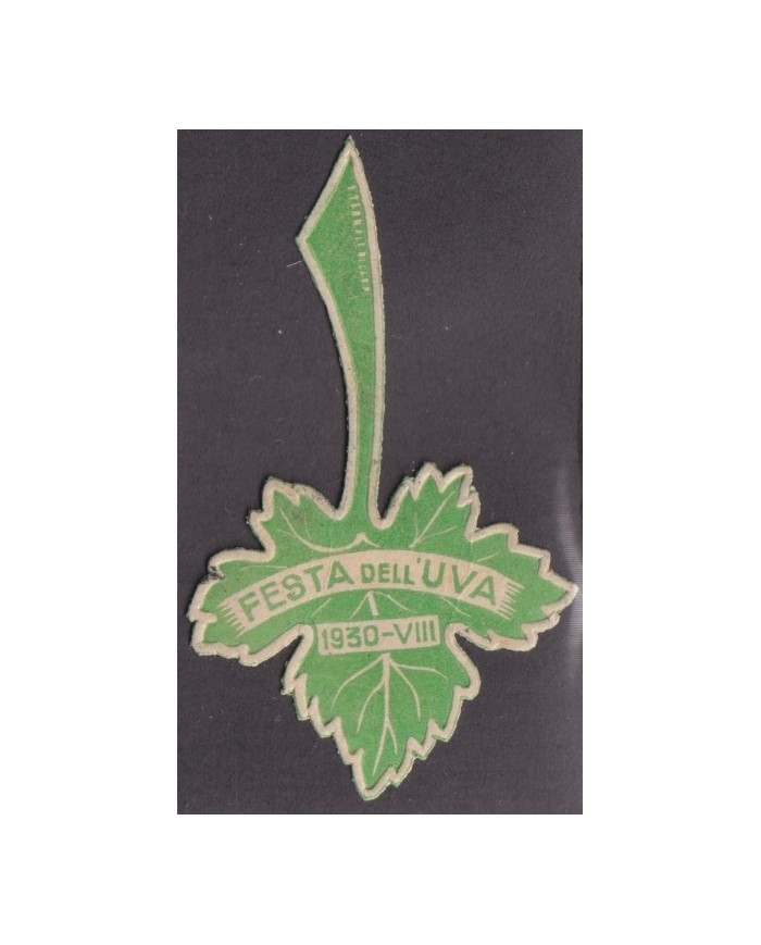 F-EX17421 ITALY ITALIA CINDERELLA 1930 WINE VINO UVA BEVERAGE 75x55mm NO GUM.