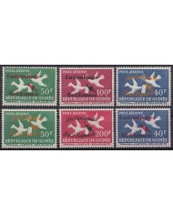 F-EX46727 GUINEE MNH 1962 CONQUEST SPACE BIRD AVES PAJAROS OISEAUX VOGEL.