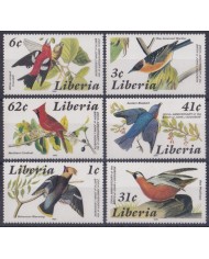F-EX46734 LIBERIA MNH 1985 AUDUBON BIRD AVES OISEAUX VOGEL.