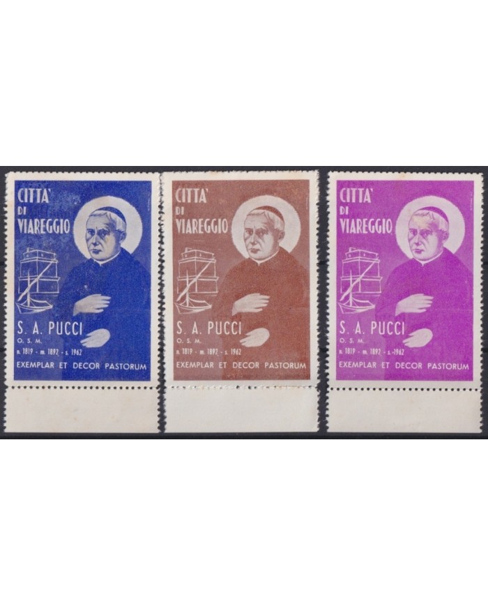 F-EX17432 ITALY ITALIA CINDERELLA 1962 VIAREGGIO S.A. PUCCI ORIGINAL GUM BLOCK 4.