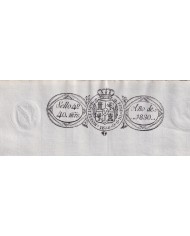 1830-PS-80 ESPAÑA SPAIN REVENUE SEALLED PAPER 1830 SELLO 4º UNUSED.