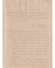 1896-PS-6 ESPAÑA SPAIN REVENUE SEALLED JUDICIAL PAPER 10c.