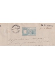 1896-PS-9 ESPAÑA SPAIN REVENUE SEALLED PAPER 1896 SELLO 10º.