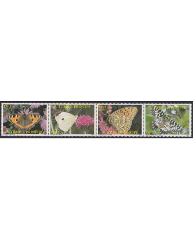 F-EX46776 SAO TOME I PRINCIPE MNH 1987 INSECTS BUTTERFLY MARIPOSAS PAPILLON.