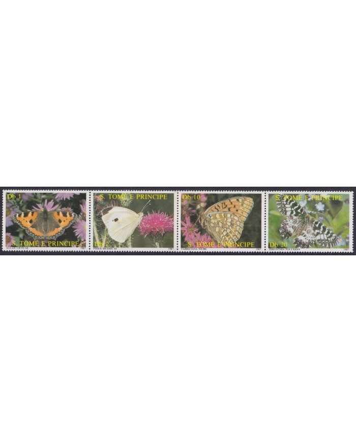 F-EX46776 SAO TOME I PRINCIPE MNH 1987 INSECTS BUTTERFLY MARIPOSAS PAPILLON.