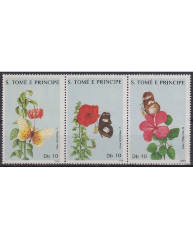 F-EX46779 SAO TOME I PRINCIPE MNH 1988 INSECTS BUTTERFLY MARIPOSAS PAPILLON.