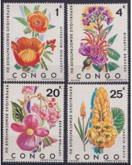 F-EX44956 CONGO MNH 1971 FLOWER FLORES LILY ORCHILD.