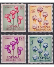F-EX44958 FERNANDO POO SPAIN MNH 1967 FLOWER FLORES PRO- CHILD.