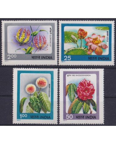 F-EX44961 INDIA MNH 1977 ORCHID FLOWER FLORES.
