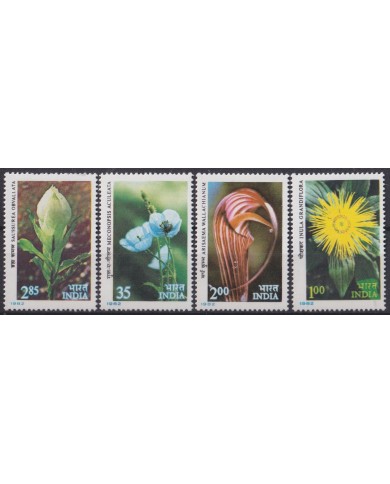 F-EX44962 INDIA MNH 1982 ORCHID EXHOTIC FLOWER FLORES.