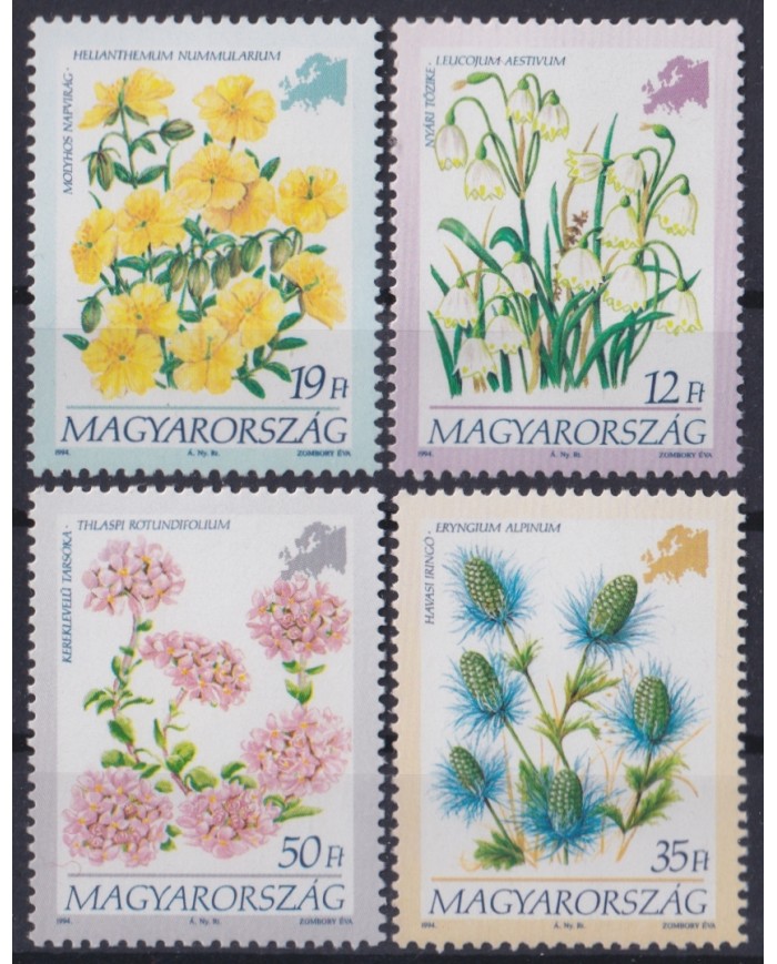 F-EX44963 HUNGARY MNH 1994 FLOWER FLORES.