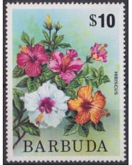F-EX46882 BARBUDA MNH 1975 HIBISCUS FLORES FLOWER MARPACIFICO.