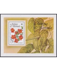 F-EX46884 ANTIGUA & BARBUDA MNH 1975 19th UPU CONGRESS FLORES FLOWER.