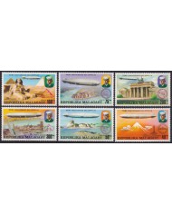 F-EX46991 MADAGASCAR MNH 1976 75th ANNIV ZEPPELIN.
