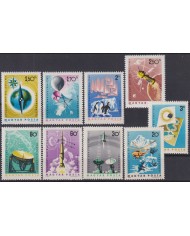 F-EX44942 HUNGARY MNH 1965 QUIET SUN YEAR SPACE COSMOS ASTRONOMY.
